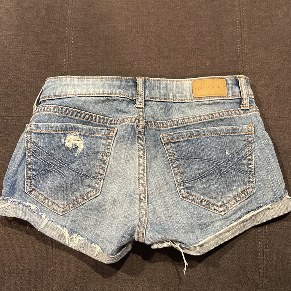 BUNDLE - (3) Aeropostale girls denim shorts - size 000 - Picture 10 of 10